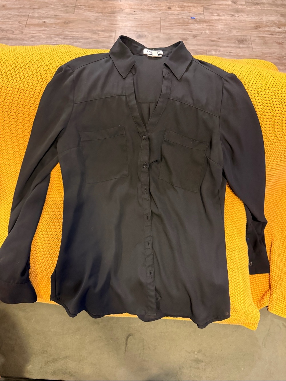 Express Women’s Black Blouse M